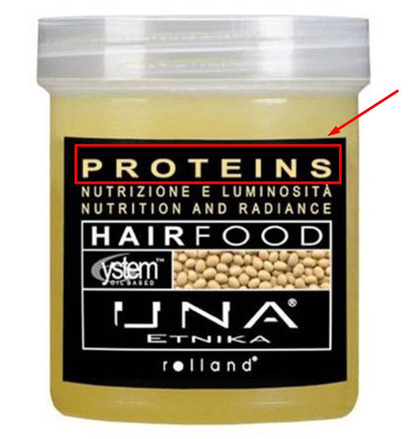 Маска для волос с протеинами - для укрепления